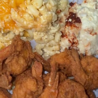 5pc Fried Shrimp w/ 2 Premium Sides